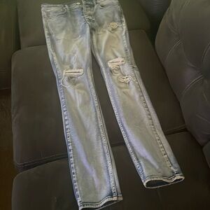 Size 30 Ksubi blue patch jeans